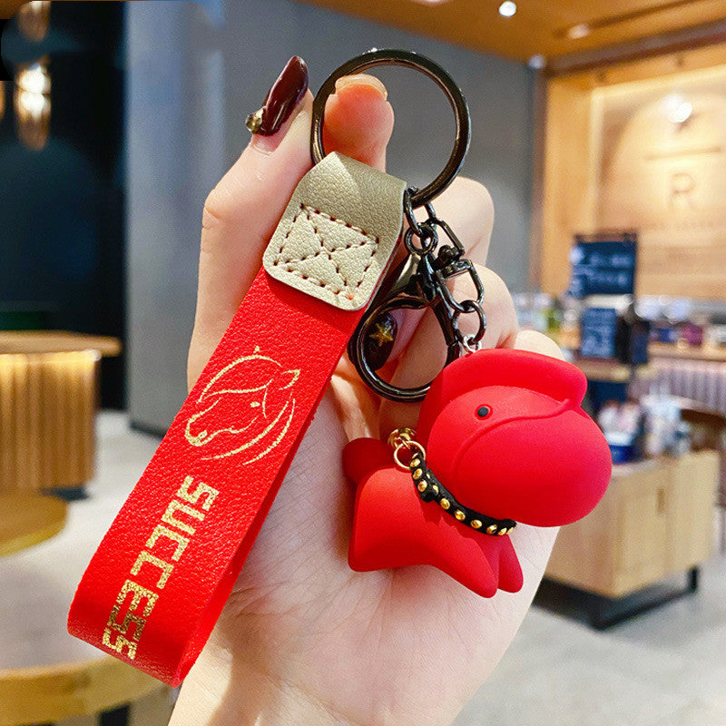 Nordic Style Female Cute Doll KeyChain